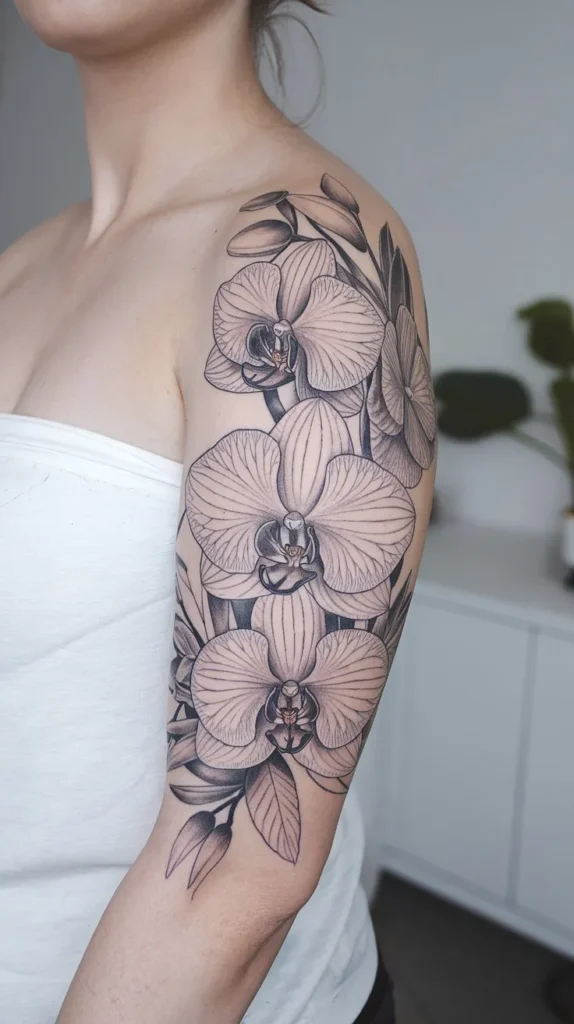 10 Orchid Tattoo Ideas for Floral Elegance Tattoo Art