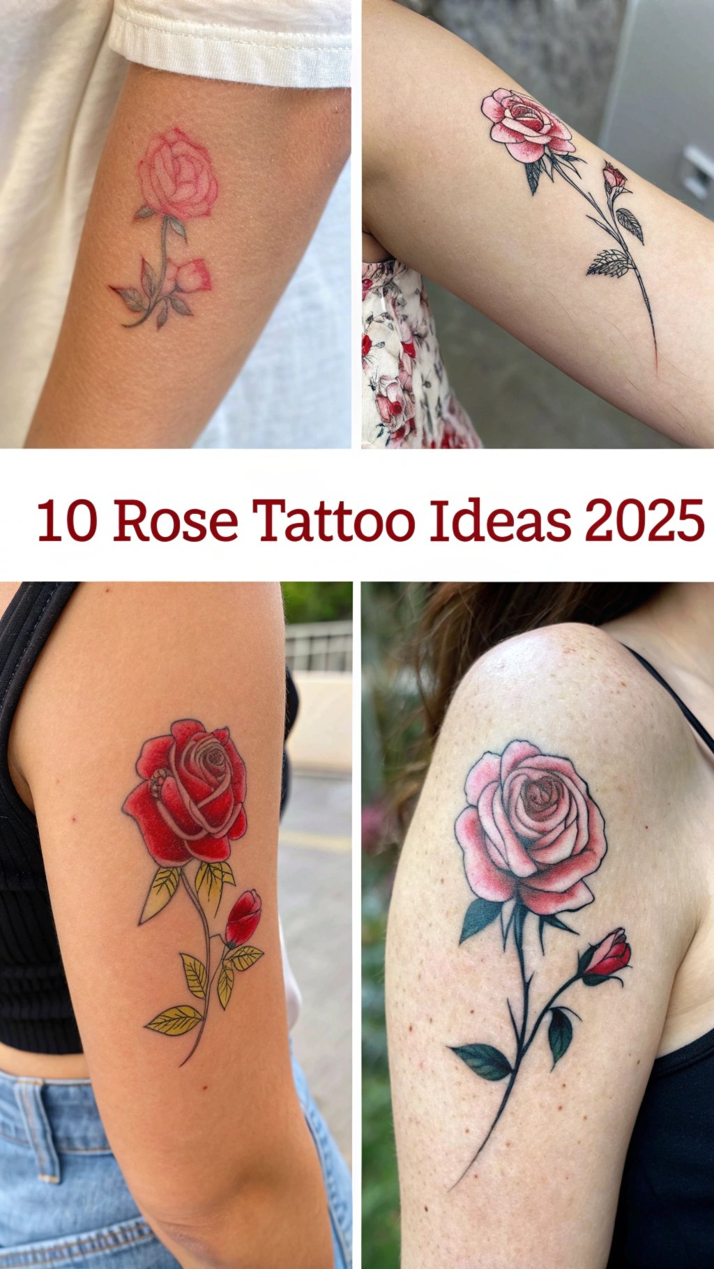 10 Rose Tattoo Ideas to Express Your Passion 2025 - Tattoo Art