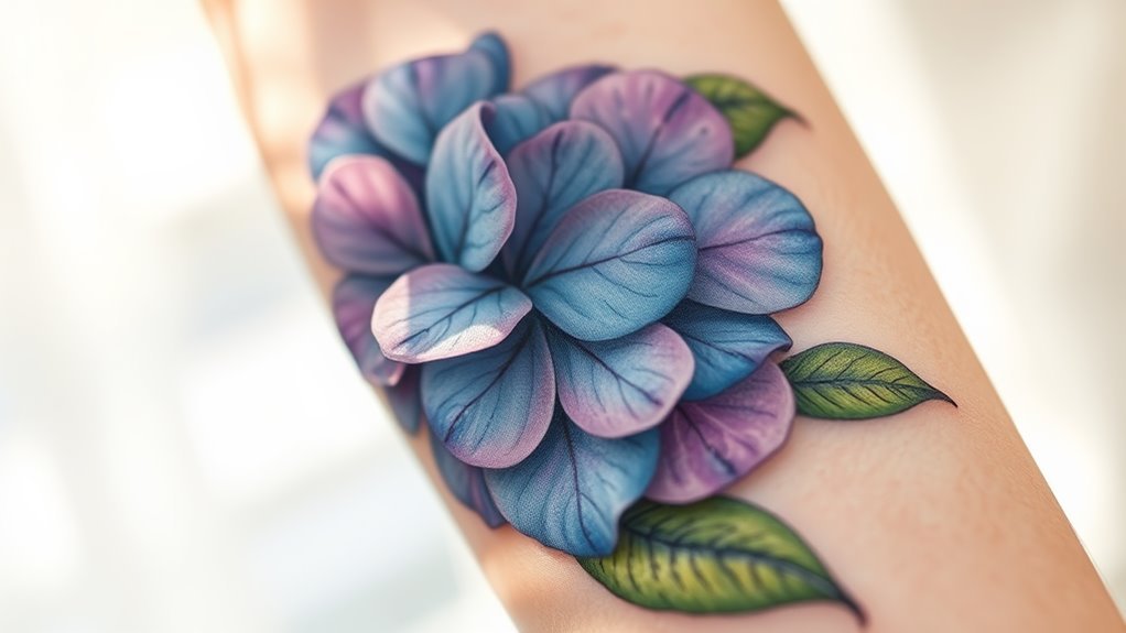 hydrangea tattoo symbolism significance