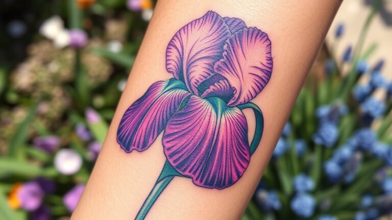 iris tattoo symbolism significance