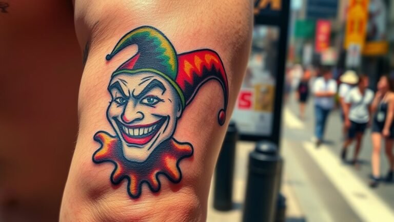 joker card tattoo symbolism