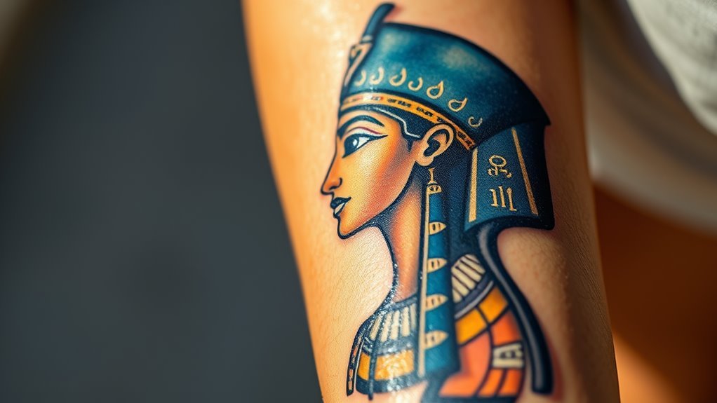 nefertiti tattoo significance explained